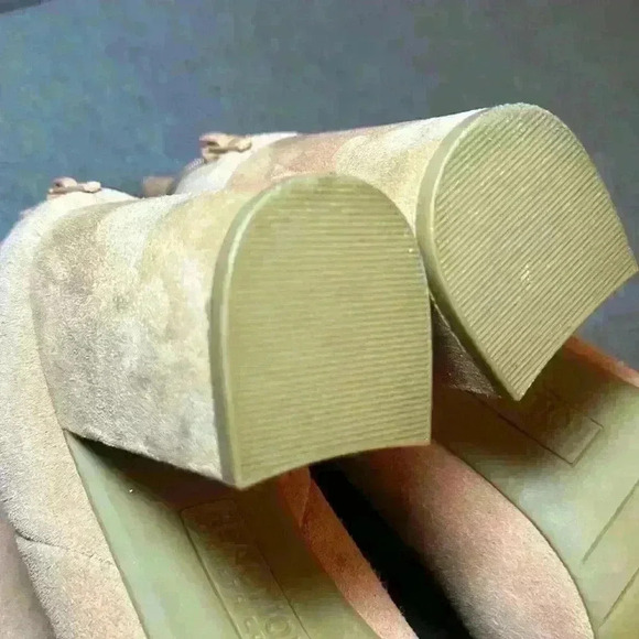 Kenneth Cole Reaction Carlyn Block Heel Booties Blush Suede Women’s Size 9.5 - Picture 11 of 15